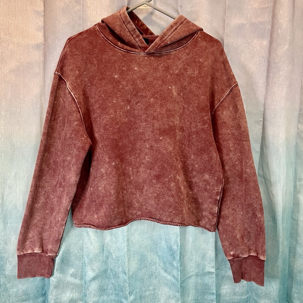 Art Class Junior Hooded SweatShirt Sz XXL (18) Long Sleeve Pullover burgundy NWT